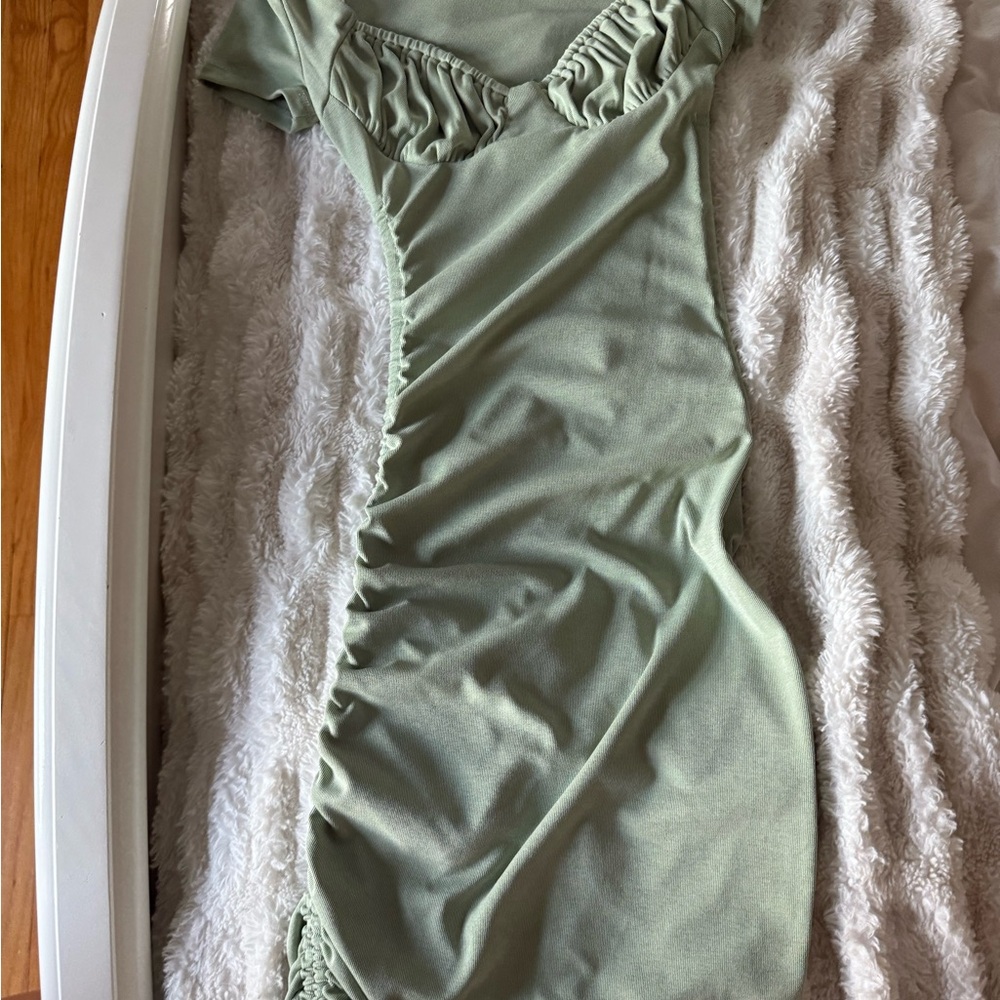 Princess Polly Sage Green Chemise